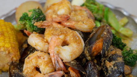 Green Mussel Shrimps W/Sides