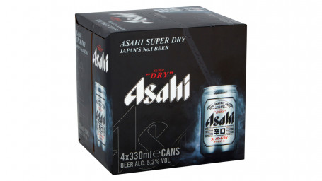 Asahi Super Dry 4 Confezioni Da 330 Ml