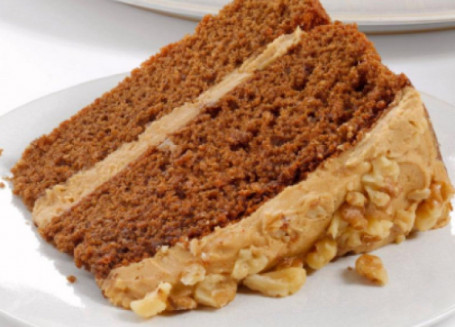 Coffee And Walnut Cake Slice