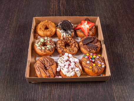 9 Assorted Doughnuts