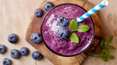 Wild Blueberry Vanilla Matcha Smoothie