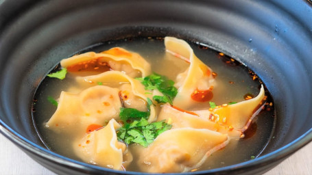 Spicy Shrimp Pork Wonton Soup (8)