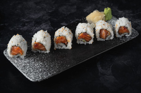 Spicy Tuna Salmon Roll Là Jīn Qiāng Yú Jí Sān Wén Yú Juǎn