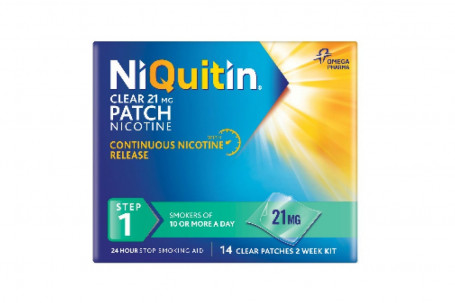 Niquitin Cq Clear 21 Mg 14 Patches Step 1 14 Patches