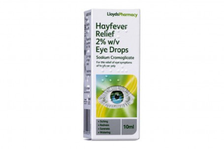 Lloydspharmacy Allergy Hayfever Eye Drops 10 Ml