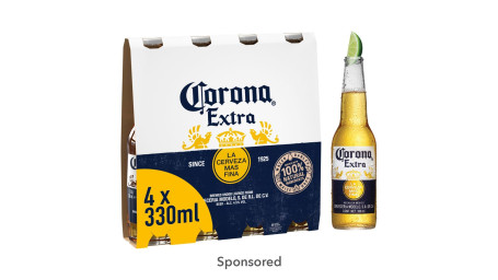 Corona Extra Bottles 4 X 330Ml