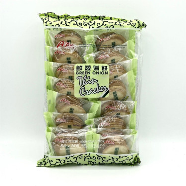 Sī Lǎng Xiān Cōng Báo Bǐng Sl Green Onion Thin Cracker 264G