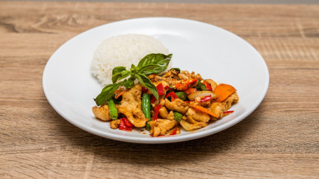 Chilli Basil Chicken And Rice