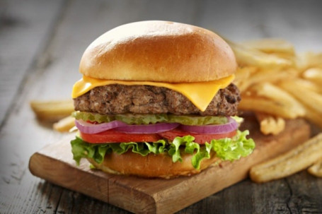 Monterey Jack Cheese Beef Burger