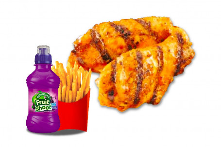 2 Piri Piri Wings Kids Meal