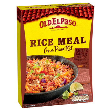 Old El Paso Chilli Aglio Riso Kit 355G