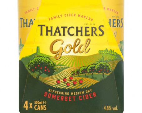 Thatchers Gold 4Pk 500Ml