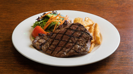 Eye Fillet, Chips Salad