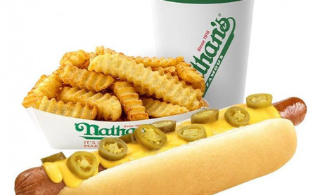 Regular Cheese And Jalapeno Footlong Hot Dog Meal