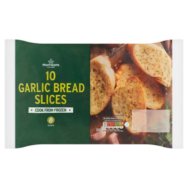 Morrisons 10 Fette Di Pane All'aglio 260G