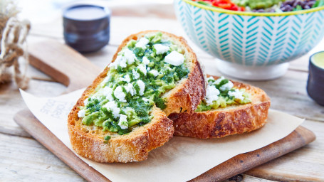 Smashed Avo, Feta And Chimichurri Sauce (Rsf/Nf)