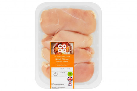 Co Op British Chicken Fillets 600G