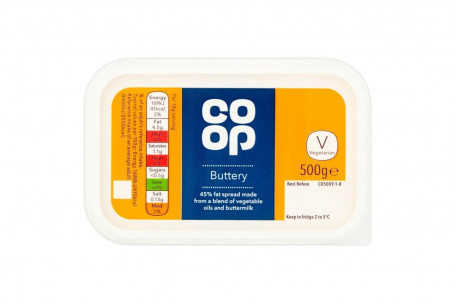 Co Op Buttery 500G