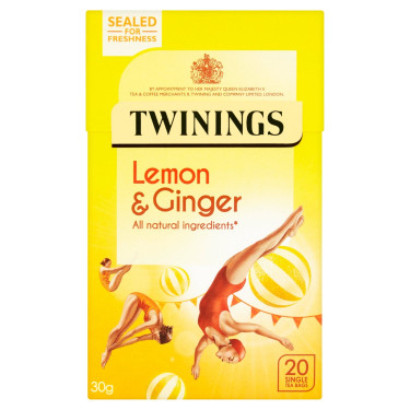 Bustine Di Tè Allo Zenzero E Limone Twinings Confezione Da 20