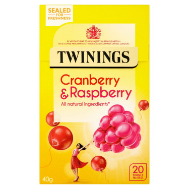 Twinings Mirtillo Rosso Lampone Fiori Di Sambuco Confezione Da 20