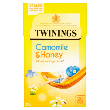 Bustine Di Tè Alla Vaniglia E Miele Di Camomilla Twinings, Confezione Da 20