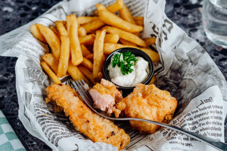 Salmone Fritto Di Pesce Fatto In Casa