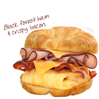 Doppio Croissan'wich Con Prosciutto Pancetta