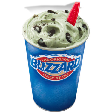 Mint Oreo Blizzard Treat