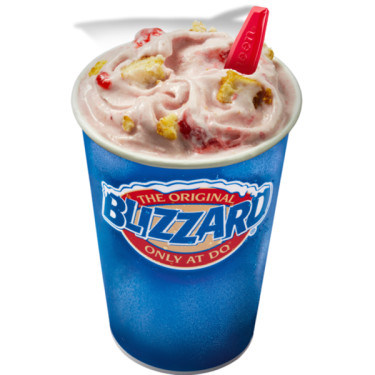 Dolcetto Blizzard Con Cheesecake Alle Fragole