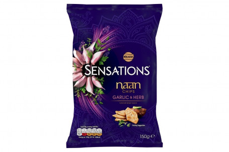 Sensations Naan Chips Di Erbe Aromatiche 150G