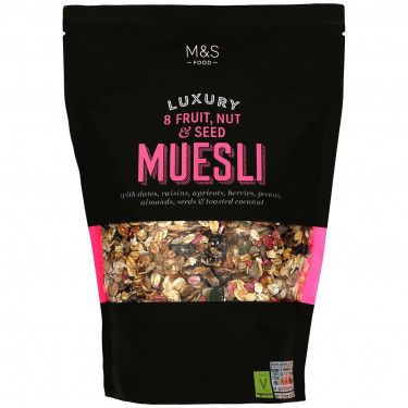 M S Food 8 Muesli Di Lusso Con Semi Di Frutta E Noci