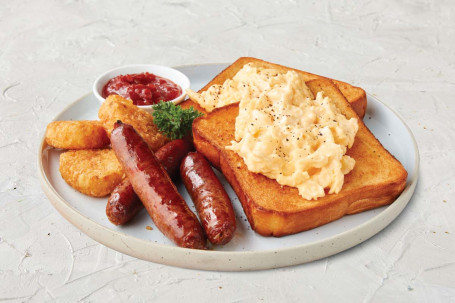 Angus Sausage And Eggs