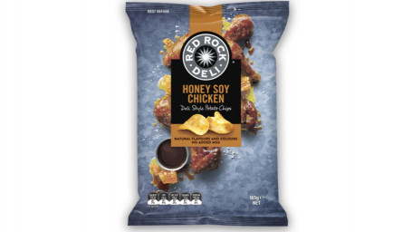 Red Rock Deli Chip Honey And Soy 165Gm