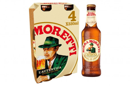 Birra Moretti Lager Birra 4X330Ml