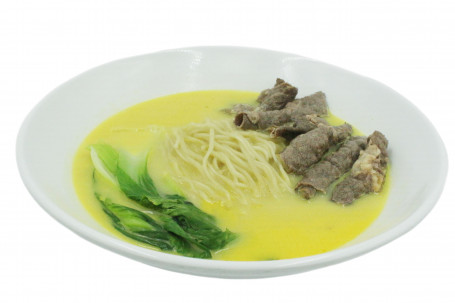 Slice Beef Noodle In Sour Ginger Soup