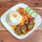 Nasi Lemak With Beef Rendang Or Curry Chicken