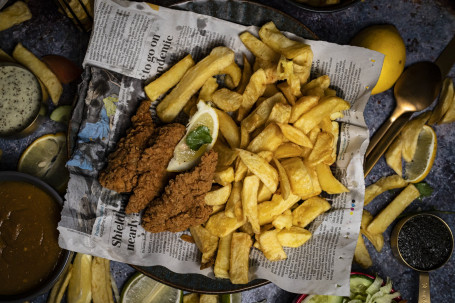 3Pc Chicken Goujons Chips