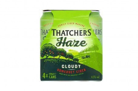 Thatchers Haze Cloudy Cider 4 X 440Ml