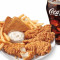 Chicken Strip Basket 4Pc W/Drink