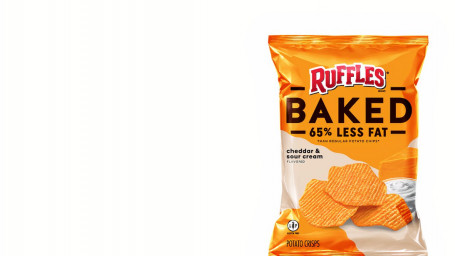 Baked Ruffles Cheddar E Panna Acida (0 Calorie)