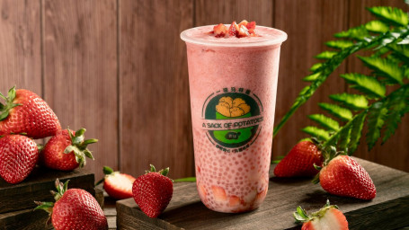 S3. Strawberry Coconut Sago (Caffeine Free)