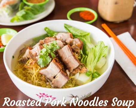 Noodles Soup With Roasted Pork