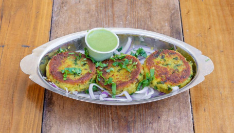 Aloo Tikki Potato Cutlet 3 Piece