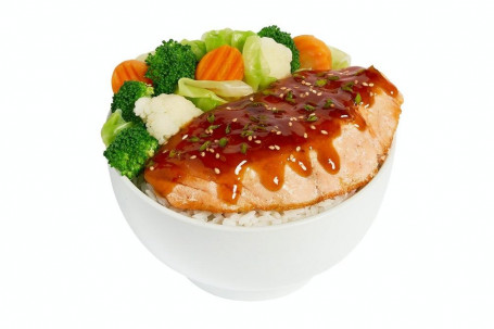 Salmone Smaltato Teriyaki Regolare Alla Griglia