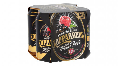 Lattine Di Frutta Mista Di Sidro Premium Kopparberg 4 X 330 Ml