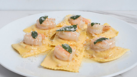 Ravioli Di Zucca E Gamberi