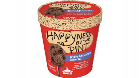 Happyness By The Pint Triple Chocolate Dare Ya! Gelato, 16 Once