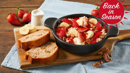 Porridge Di Fragole E Banane