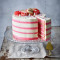 Pink Candy Stripe Gateau (6Inch)