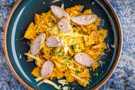 Farfalle With Homemade Sausage Zì Jiā Zhì Xiāng Cháng Hú Dié Miàn